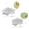 Soft Silicone Mold Easy Releasing Moulds Fruit Shape Candle Bases Molds Silicone Texture for Projects and Home Use