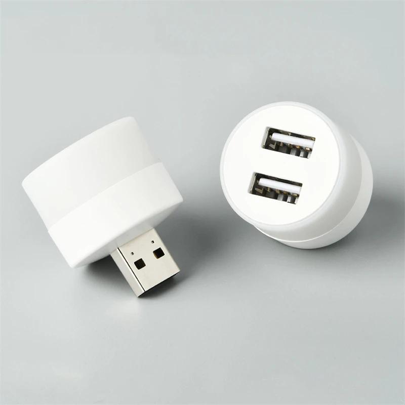 1 2 3PCS LED Reading USB Plug Lamp 5V Eye Protection Night Light Mini Book Light for Computer Mobile Power Charging Lighting