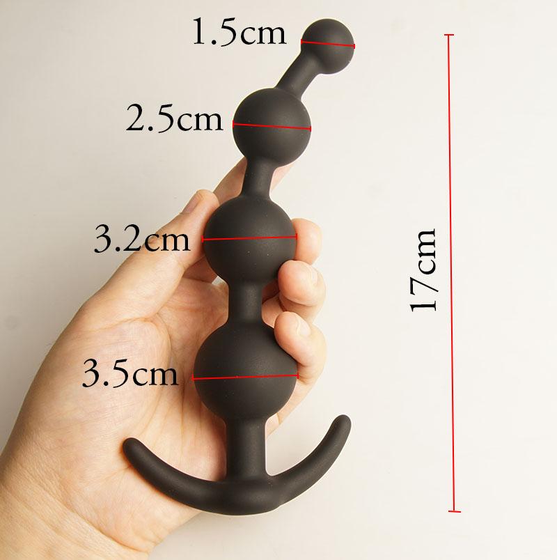 Analperlen Kugeln Langer Dildo Training,Silikon Anus Po Hinterteil Buttplug,Analplug Buttplug Buttplug Sex Spielzeug,Analsex Prostata