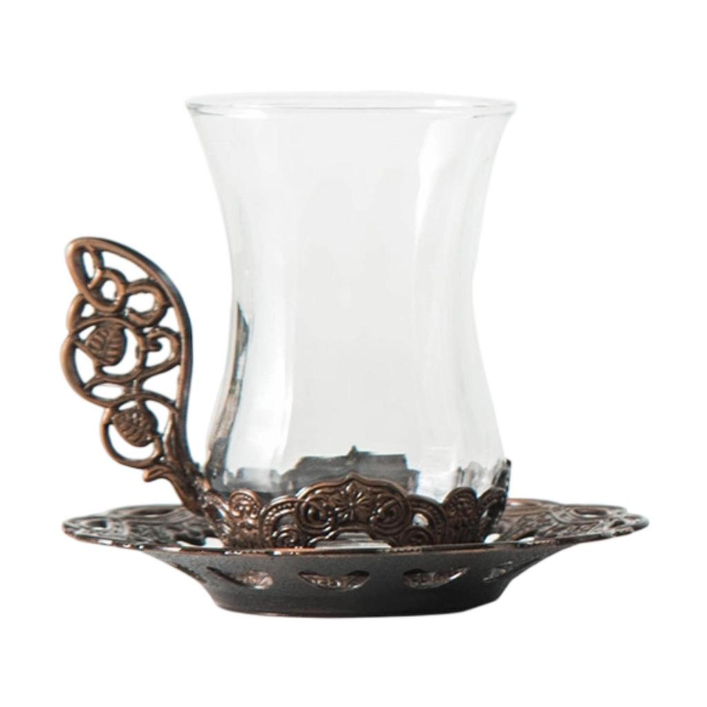 Flower Tea Cup Enamels Handmade Glass Coffee Cup for Mom Mothers Day Teacher