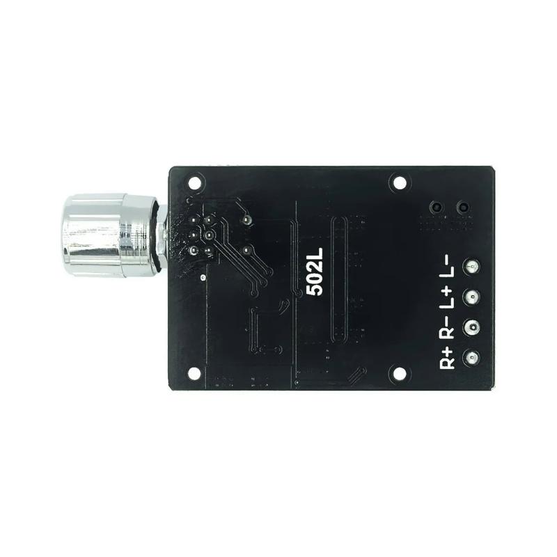 ZK-502L MINI Bluetooth 5.0 DC 5-24V Wireless Audio Digital Power Amplifier Stereoboard 50Wx2 Bluetooth Amp Amplificador