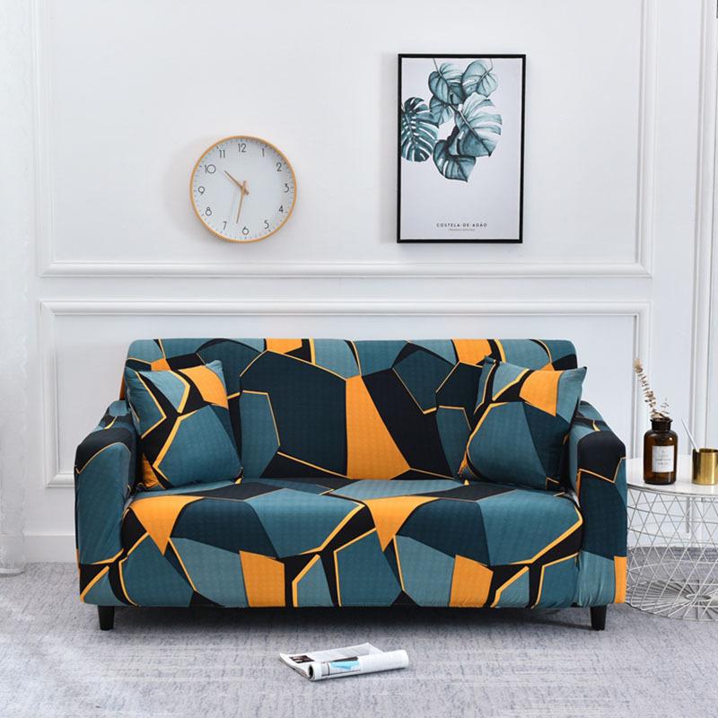 Stretch All-Inclusive Sofa Cover Printed Knitted Sofa Cover Dirt-Proof Cover