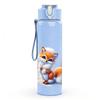 1PC Fox Inside Spread Eagle Wing Art Print 750ml Color Plastic Sports Water Bottle Leakproof Flip Straw Lid Suitable for Sports Office Home Use