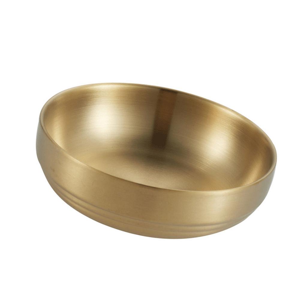 Rustproof 304 Stainless Steel Appetizer Dish Tableware Condiment Sauce Tray For Daily Use Dinner Parties Easy Cleaning