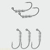 A1A2 5pcs Rig Jigs Head Hook Barbed Crank Hook Outdoor Fishing Tackle 0.6g/1g Swimbait Jigs Head Lures Baits Jigs Head Hook