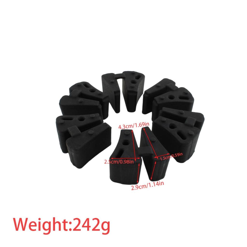 6 Pieces Rear Wheel Hub Component Damping Rear-Wheel Cush-Drive Block