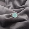 Aqua Chalcedony Ring, 925 Solid Sterling Silver Jewelry, Gemstone Ring, Gift For Her Handmade Dainty Jewelry