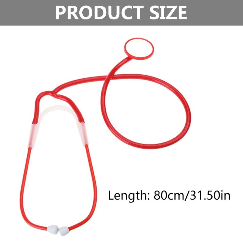 Toy Stethoscope for Doctors Nurses Fancy Dress Up Costumes, Halloween Nurse Stethoscope Cosplay Costume Accessories
