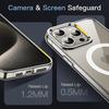 Luxury Silicone Hybrid Hard Magsafe Magnetic Case For Iphone 15 14   Mini 11 Pro Max Clear Bumper Case For Iphone 14 15 Plus