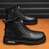 Security Boots Men Mens Ankle Boots Leather Dress Booty Man Men's Leather Winter Shoes Work & Safety Shoes Casual Sneakers Shoe