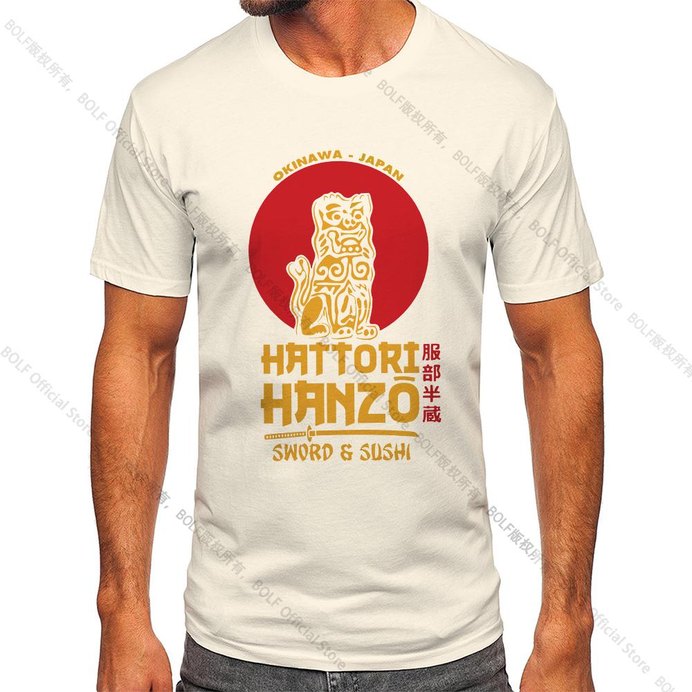 

Men s Hattori Hanzo Printed T-shirt 100% Cotton Harajuku Classic Tees for Men Women Casual Shirt Tops Wear S