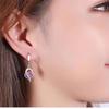 Zinc Alloy 925 Pendant Earrings You Are in My Heart Birthstone Jewelry for Women Birthday Anniversary Gift Fine Ladies