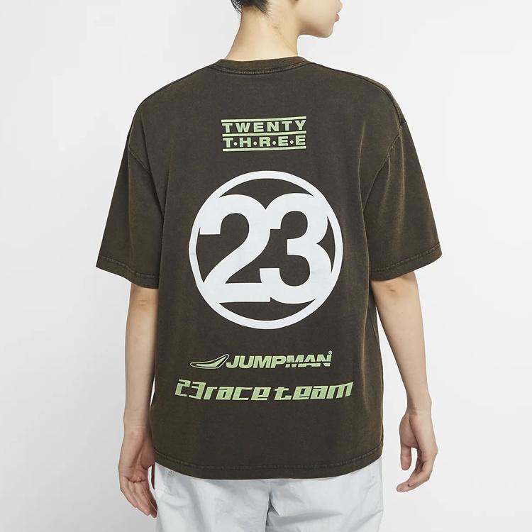 (WMNS) Jordan Moto Loose Black T-Shirt Women's CW2205-010