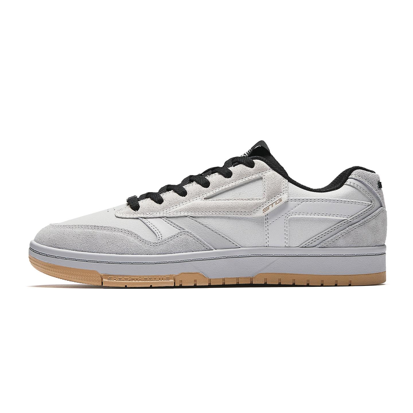 Anta Stg 2.0 Basketball Culture Lightweight Durable Low Top Skate Shoes Men sneaker Sand-Gray Chip-Gray 912631801-2 39