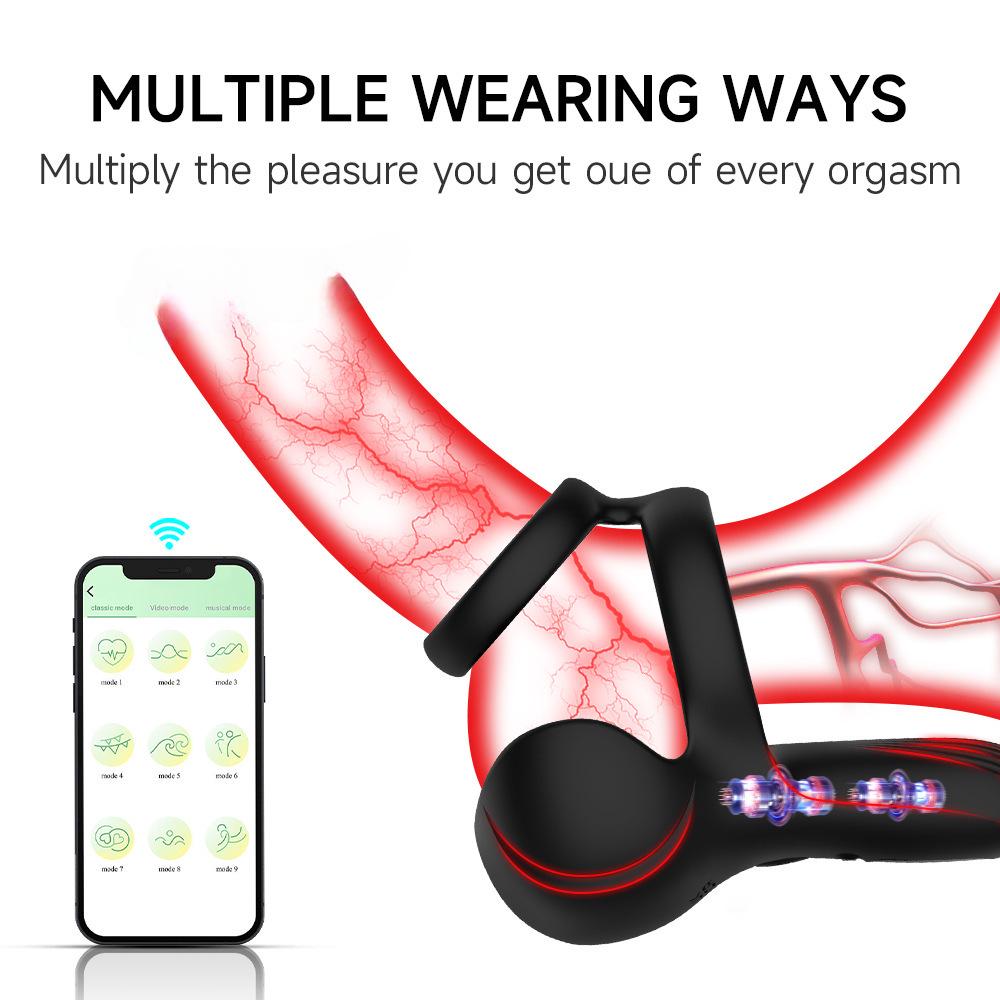 Perona Upgraded Vibrating Male Masturbation Ring - Rechargeable and Explosive!