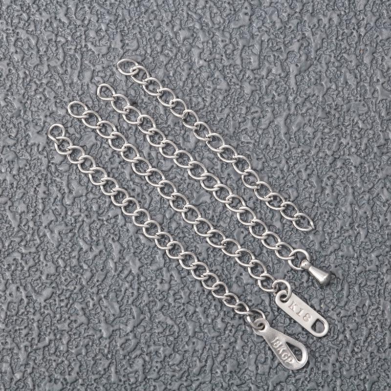 Adjustable Stainless Steel/Titanium Jewelry Chain Extender for Bracelets, Chokers, and Anklets