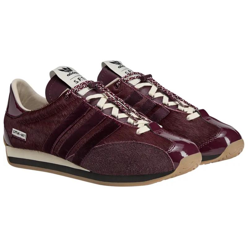 Adidas Song For The Mute X Adidas Country Og 'Pony Hair Pack Maroon' Sneakers JH9011