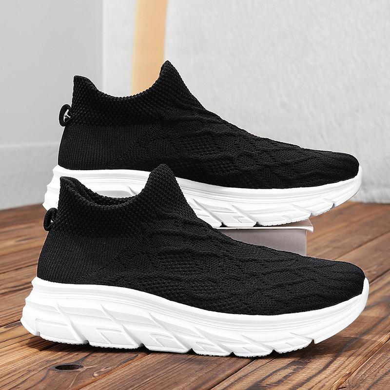 

Platform Sneaker Men Women Breathable Platform Slip on Shoes Running Shoes Lightweight Comfortable Casual Shoe for Couple 36