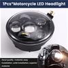 Motorcycle LED Headlight 5.75 Inch For Modified Parts