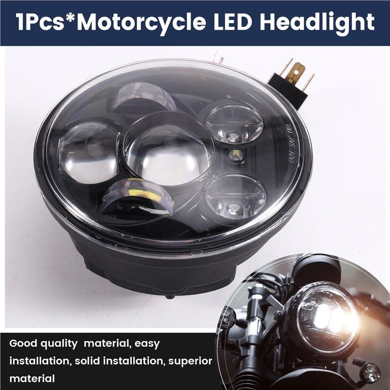 Motorcycle LED Headlight 5.75 Inch For Modified Parts