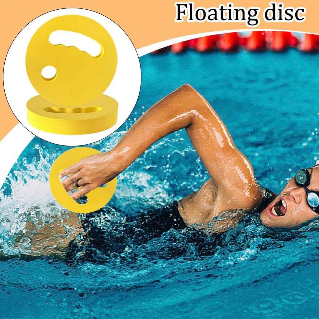 2 Stück Wasserübungs-Scheiben EVA-Schaum Leicht Auftrieb Schwimmtraining Fitness-Scheibe Pool-Workouts Hilfsmittel Mit Ergonomischem Griff