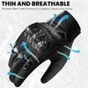 Motorcycle Gloves Touchscreen Motocross Dirt Bike Riding Glove With Carbon Fiber Protective Hard Knuckles For Men Women Model MD66