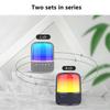 Portable 3D Surround Sound Super Bass Home Theater System TWS Wireless Speaker Desktop Subwoofer LED Light 30w Bluetooth Speaker