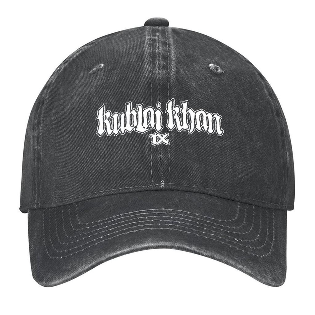 2026 Kublai Khan TX Band Designs Baseballkappe Schwarz Luxusmarke Schirmmütze Sonnenschutzmütze Herren Hüte Damen
