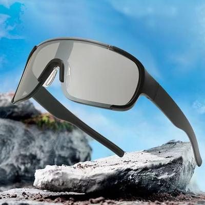 Popolare Set Sportivo da Esterno Ciclismo Monopezzo Specchio Montatura Grande Antivento Sabbia Arrampicata E Dimagrante Personalità Occhiali da Sole 66307