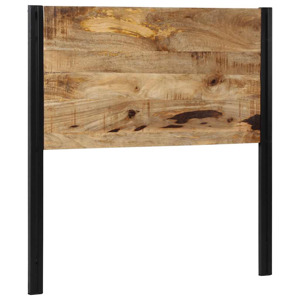 Headboard 100 cm Solid Mango Wood and Iron