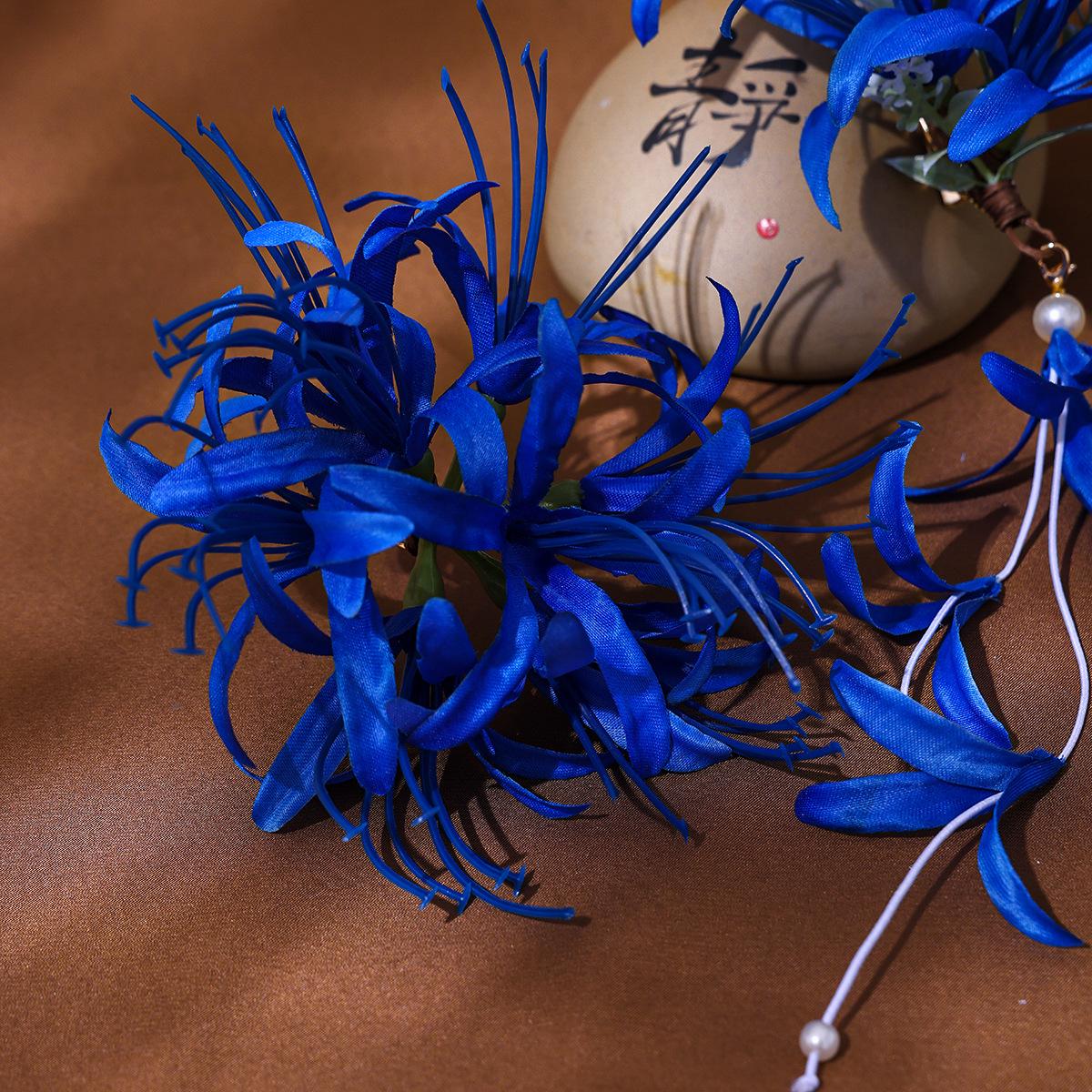 Оригинальное платье Сюхэ Китайская свадебная корона феникса с красной кисточкой головной убор