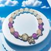 Daisy Popcorn Beaded Bracelet: Elegant Women's Hand Jewelry