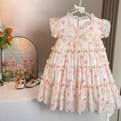 2023 Summer Korean Style Princess Dress for Little Girls – Fashionable Children's Clothing