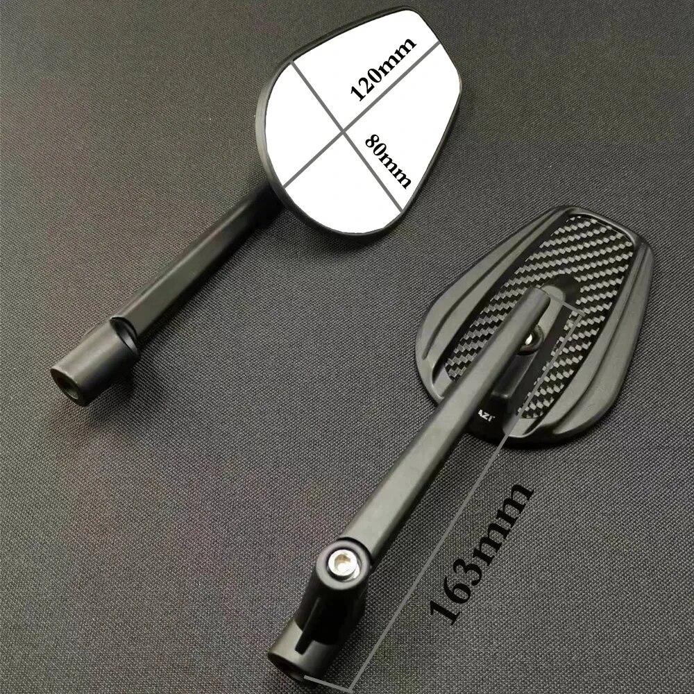 True Carbon Fiber Motorbike Moto Rear View Mirrors For Melalisa150 Longjia Victoria Sixties300i/150 Mirror Motorcycle Rearview