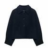 Fashion Style 2024 Fall and Winter New Women's Clothing Easiest for Match Slim Looking Wool Blended Double-Sided Casual Outwear 7522241