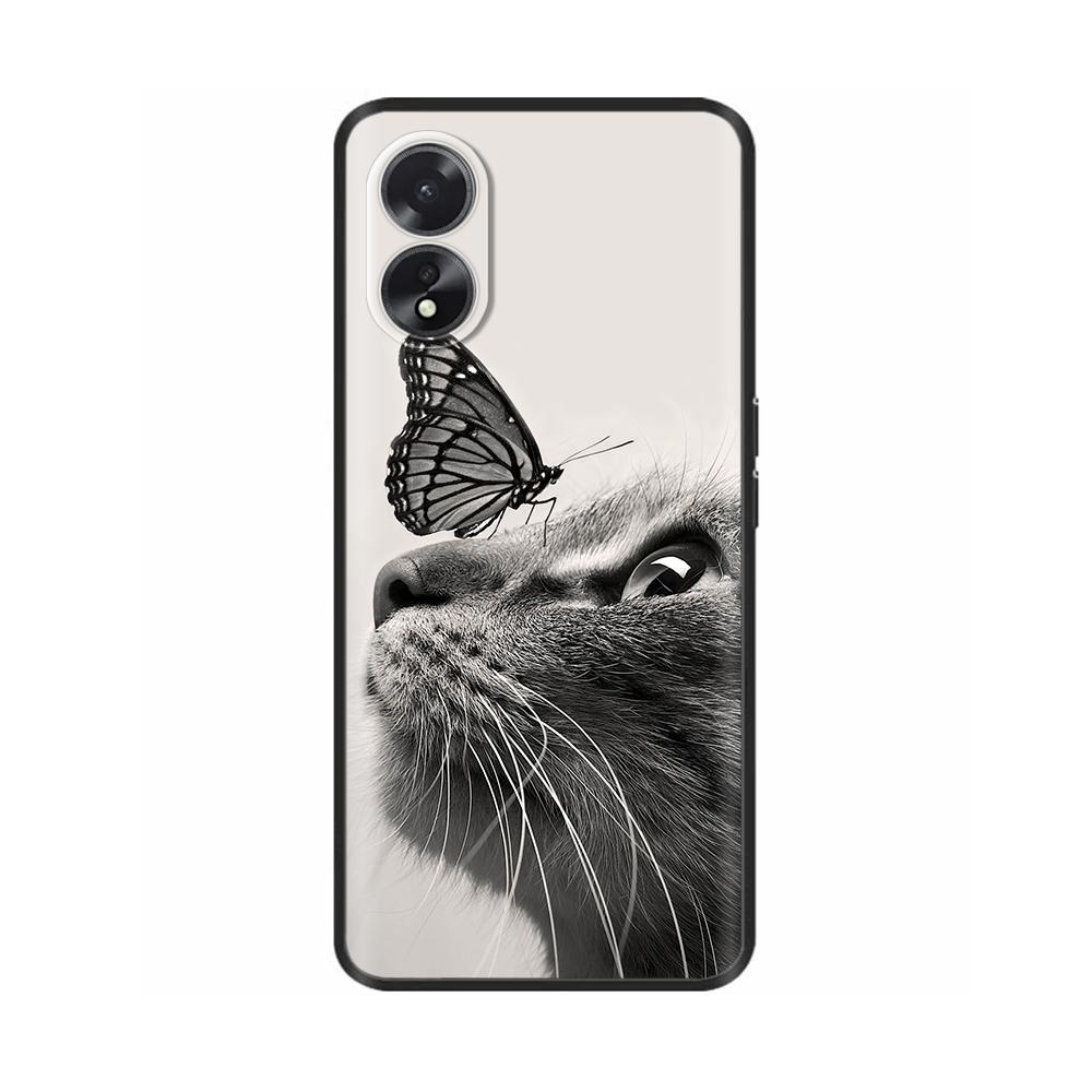 For OPPO A38 4G Case Soft Black Silicone Phone Case For OPPO A38 A 38 OPPOA38 CPH2579 Luxury Back Cover Cases Shell Fundas Coque