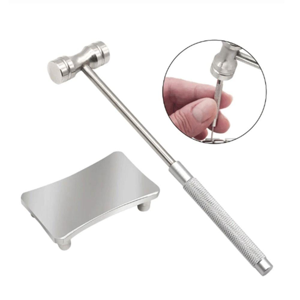 2Pcs/Set Anti-Skid Steel Jewelry Hammer Durable Watch Band Tool Bracelet Installation