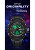 Sanda Men's Waterproof Multifunctional Tactical Luminous Sports Watch