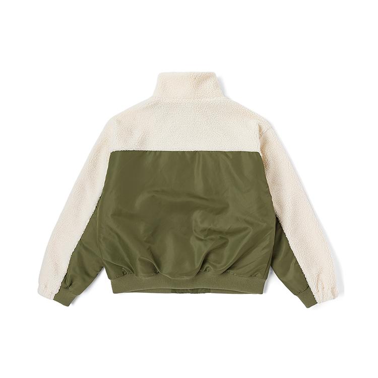 Kappa Puffer Jackets Unisex Stand Collar Moderate Patchwork Puffer Jacket K0DZ2MM03P