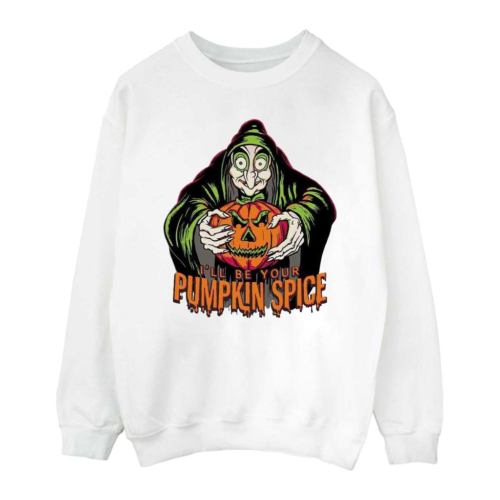 Disney Mens Pumpkin Spice Evil Queen Villains Sweatshirt