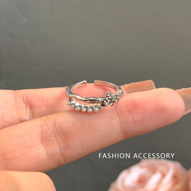 Bague ouverte polyvalente style coréen: Tempérament Élégant, Design de Personnalité Simple pour Femmes et Couples