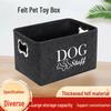 Pet Supplies Felt Storage Basket for Cat and Dog Toys