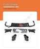 Brabus Sport Rear Lip & Tailpipe Diffuser Kit for 2017+ Mercedes E-Class W213 Sedan