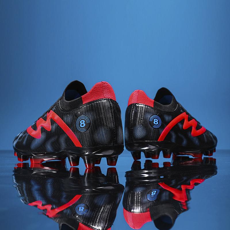 Pánské kopačky dlouhé bodce Vysoké kotníkové kopačky AG Dětské Venkovní kopačky na trávu Kopačky Tréninkové Sportovní Kopačky