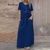 New women's clothing casual solid color cotton and linen, two loose skirts