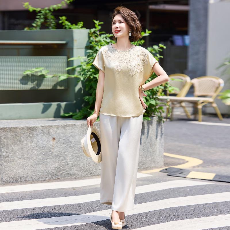 Datang Furen 2026 Summer Elegant Embroidered Women s Collection 5XL