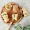 5 st Diskborstset Köksskrubb Panna Sisal Trähandtag Naturligt Borstset Disksvamp Råstyrka Diskning