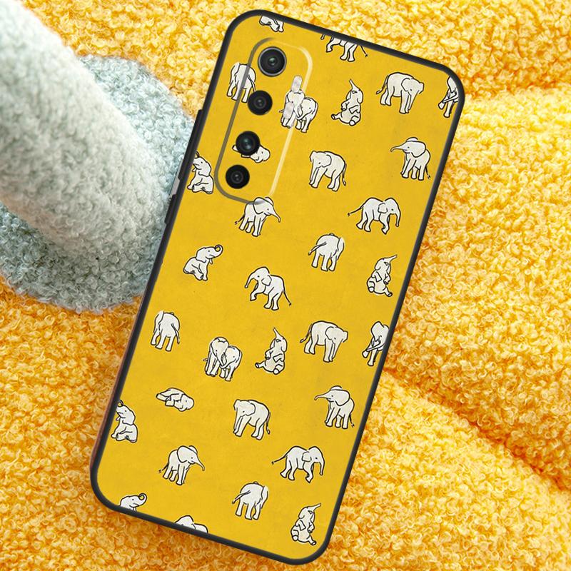 Cute Baby Elephant Case For Xiaomi 13T 14T 15T 14 15 Ultra 17 Pro Max Cover For POCO F8 F7 X7 Pro F5 F6 X5 X6