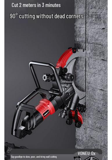 High-Power Handheld Brushless Circular Saw for Concrete and Rebar Cutting