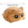 Fluffy Soft Big Eyes Cat Plush Doll Round Stuffed Animals Cat Round Plush Toys  Home Decoration